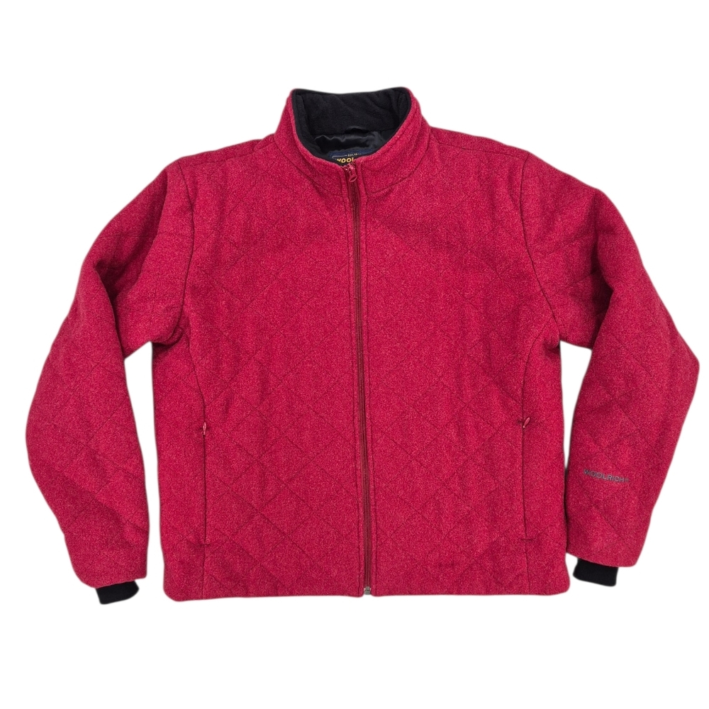 Woolrich Ruby Heather Jacket Women's Medium Red Q… - image 1